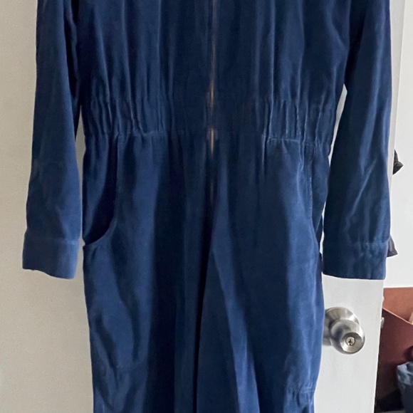 Horses Atelier blue corduroy Flight Jumpsuit size 2 - Picture 5 of 7